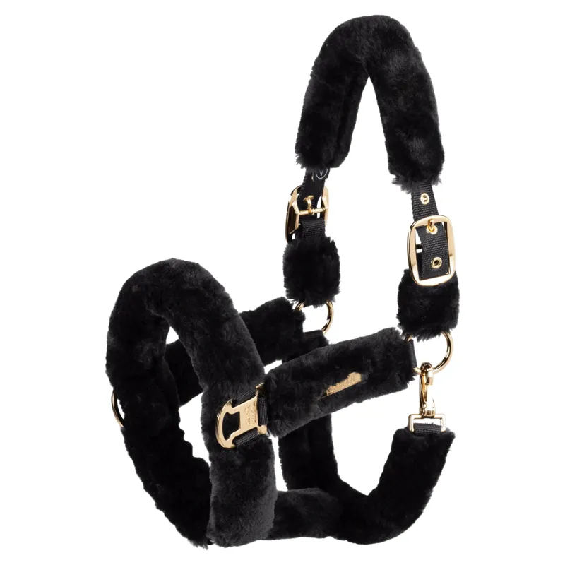 Eskadron Heritage Faux Fur Double Pin Halter - Black Pre-Order