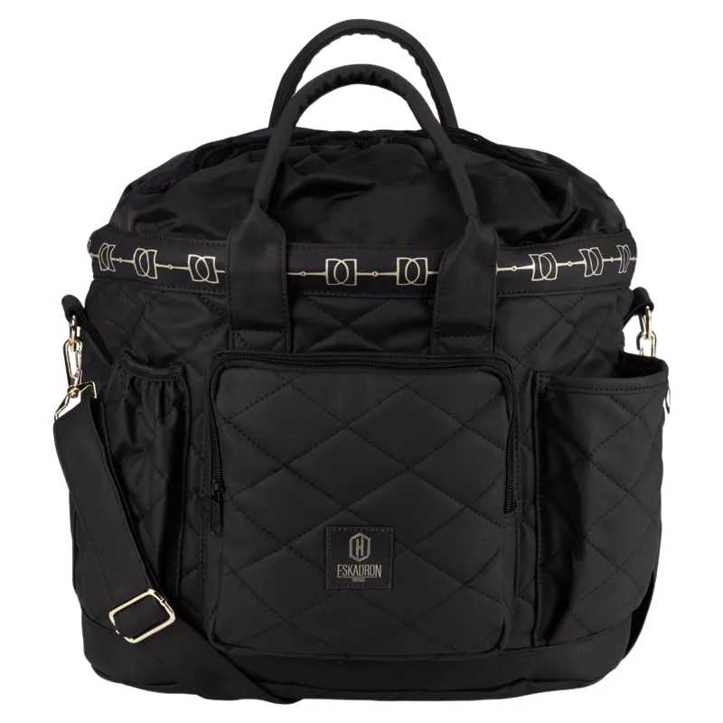Eskadron Heritage Faux Leather Accessories Bag - Black Pre-Order