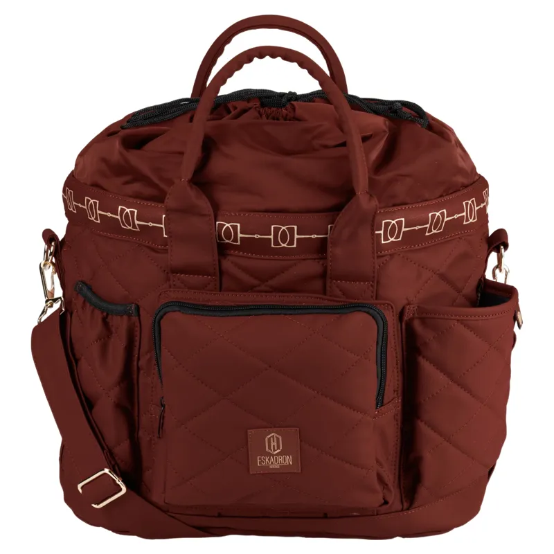 Eskadron Heritage Faux Leather Accessories Bag - Merlot Pre-Order