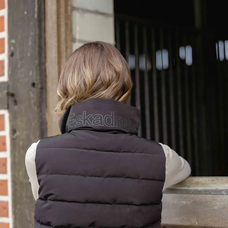 Eskadron Heritage Womens Quilted Vest - Black-2