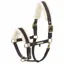 Eskadron Heritage Faux Leather Jewel Fur Halter - Black Truffle
