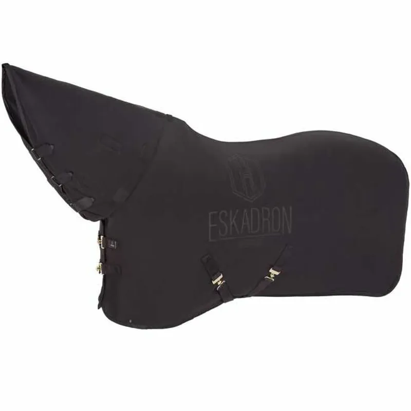 Eskadron Heritage Double Fleece High Neck Cooler - Black Truffle