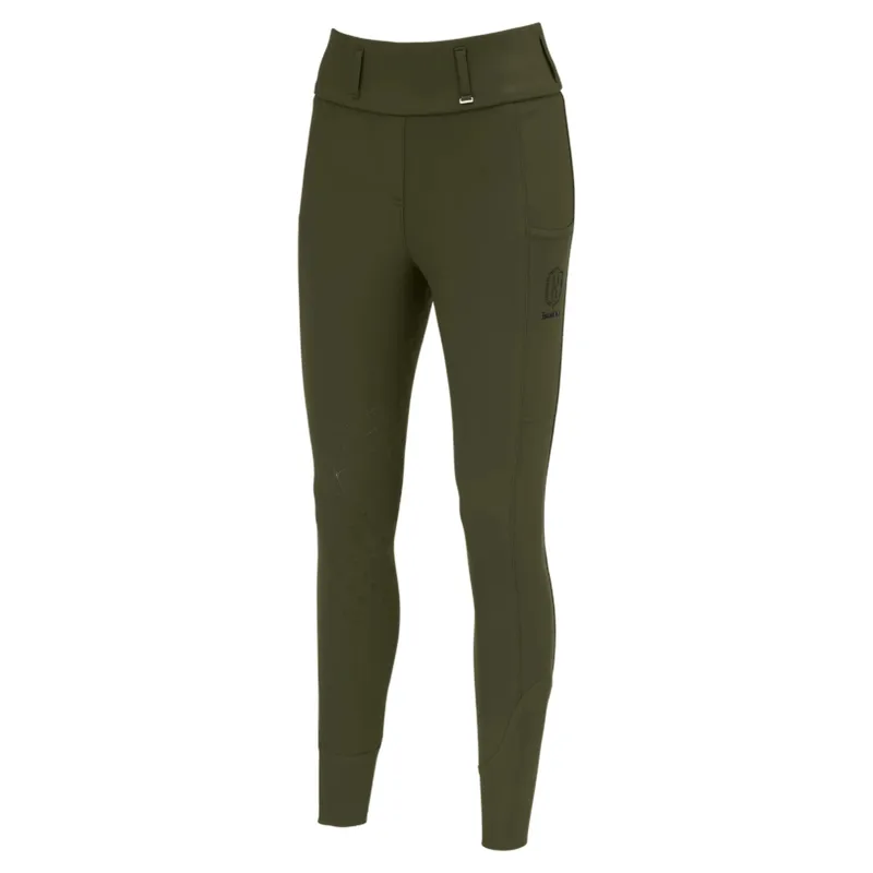 Eskadron Heritage Pro Full Grip Women's Riding Tights - Deep Moss Pre-Order-3