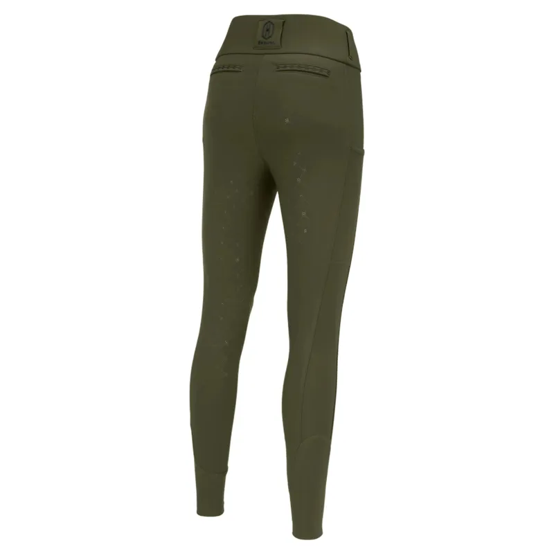 Eskadron Heritage Pro Full Grip Women's Riding Tights - Deep Moss Pre-Order-4