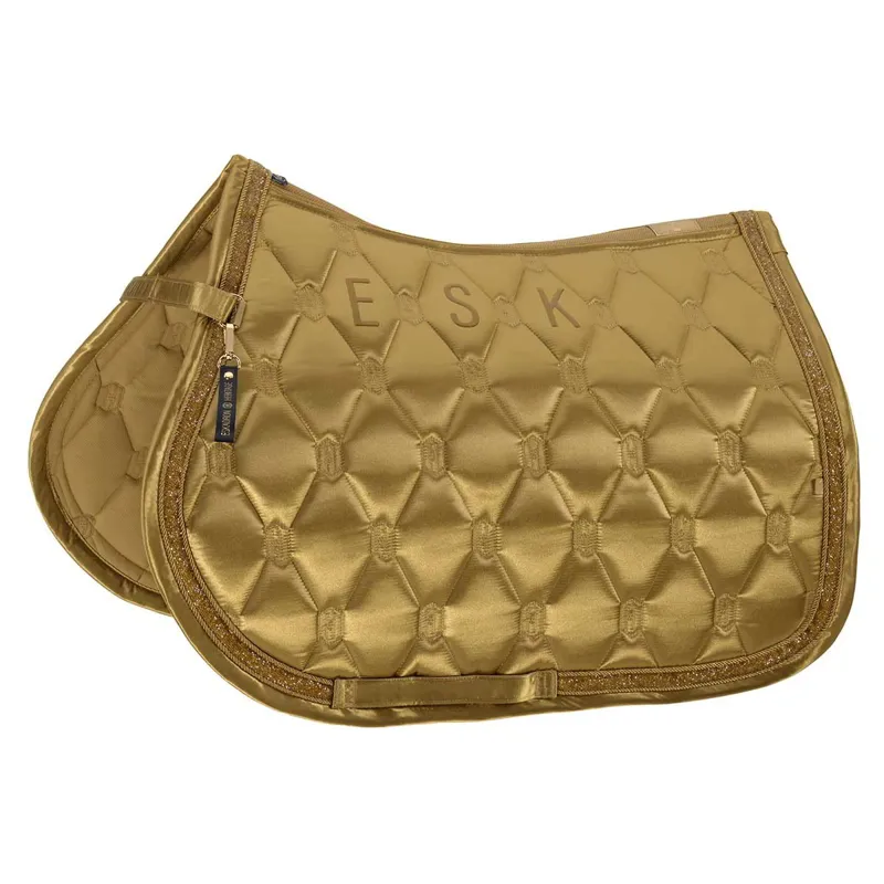 Eskadron Heritage Satin Jewel Saddle Pad - Cardamom
