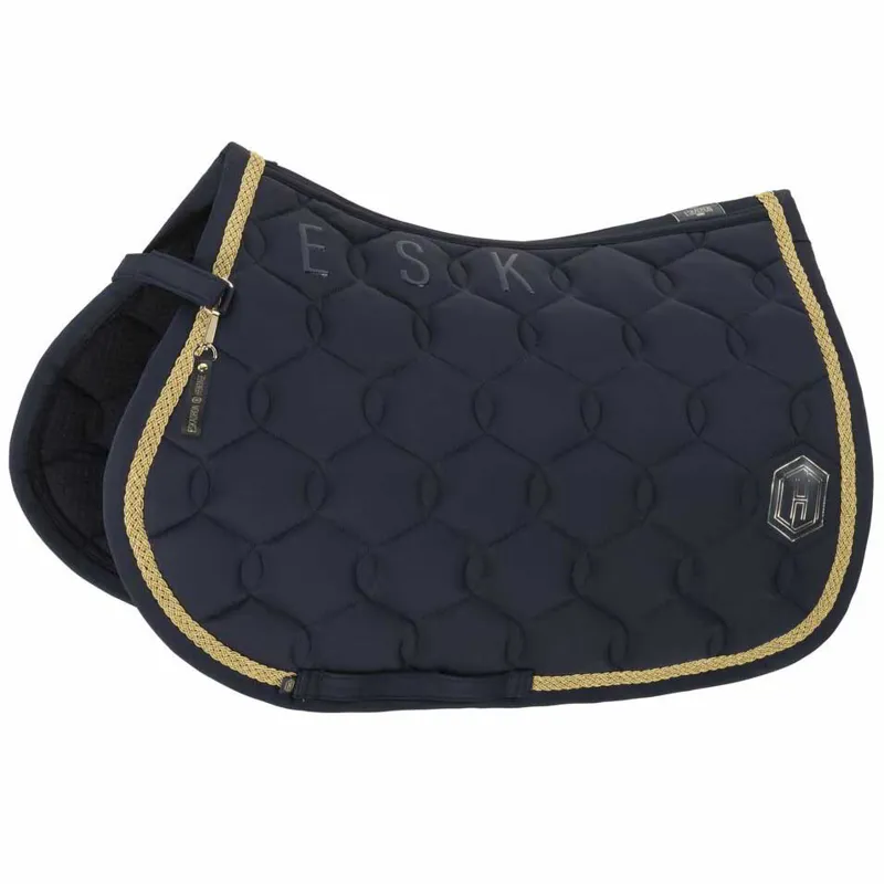 Eskadron Heritage Pro Soft Emblem Saddle Pad - Navy