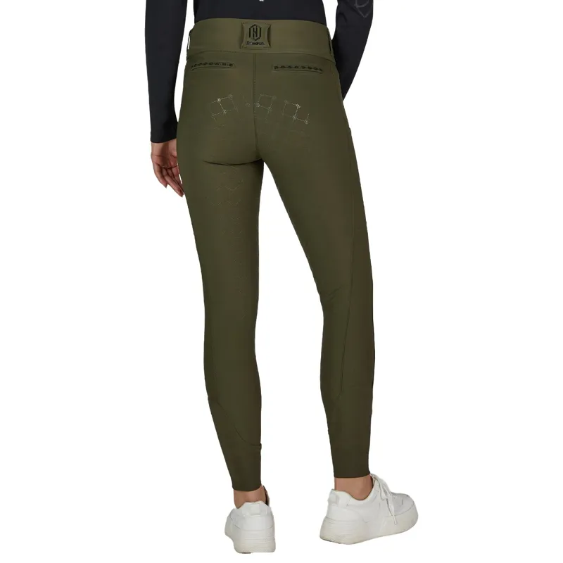 Eskadron Heritage Pro Full Grip Women's Riding Tights - Deep Moss Pre-Order-1