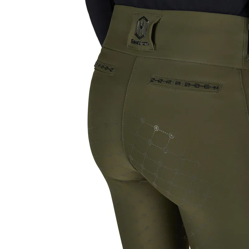 Eskadron Heritage Pro Full Grip Women's Riding Tights - Deep Moss Pre-Order-7