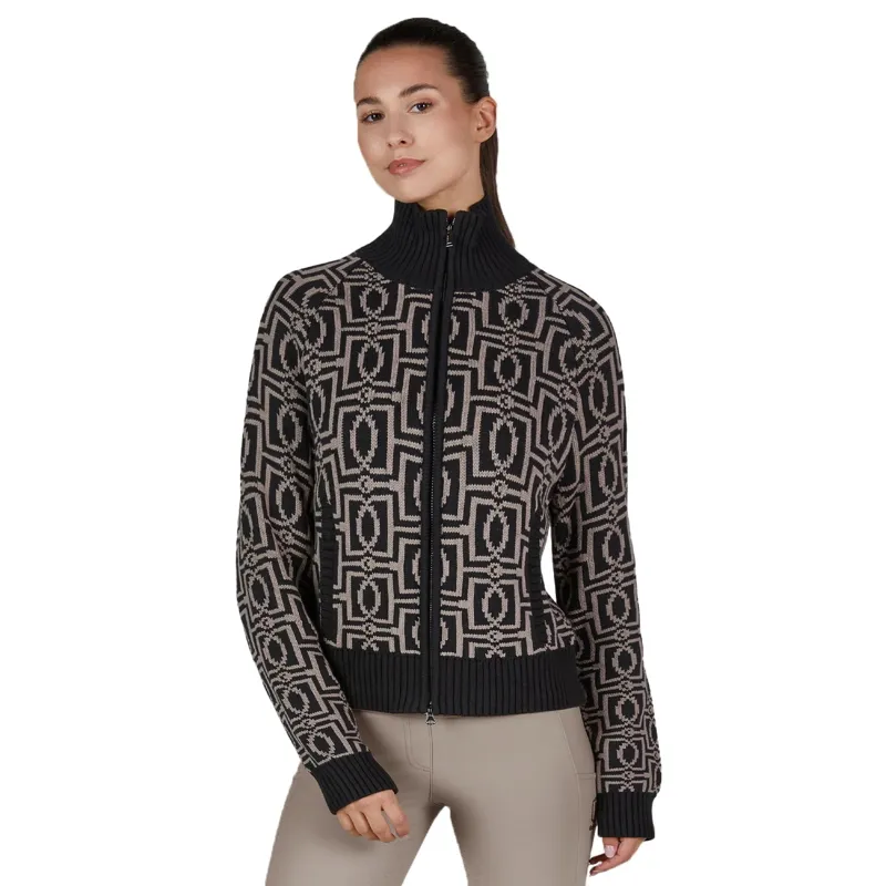 Eskadron Heritage Women's Knit-Zip Cardigan - Black