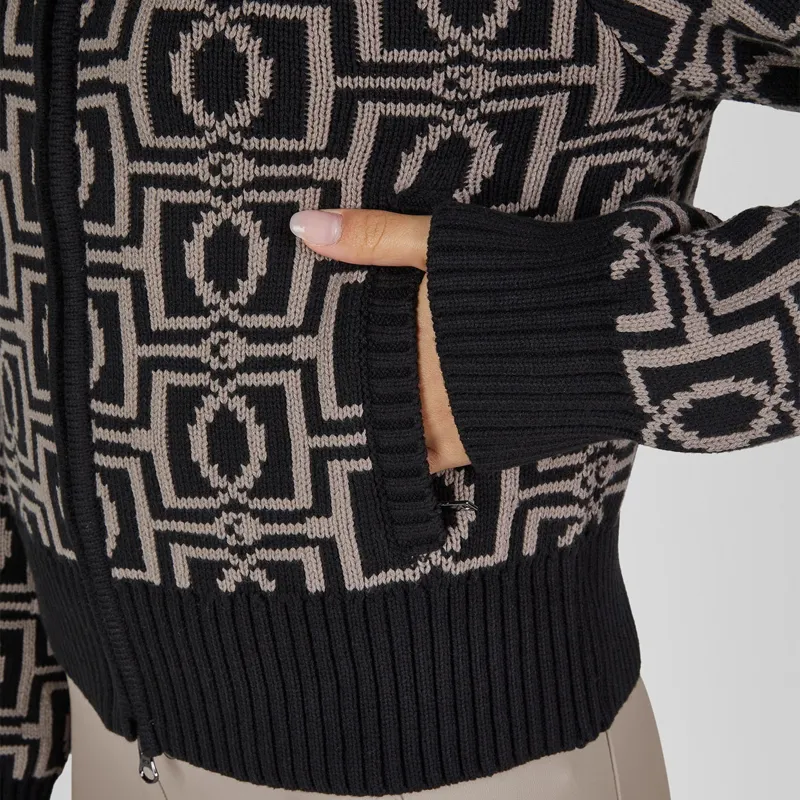 Eskadron Heritage Women's Knit-Zip Cardigan - Black-8