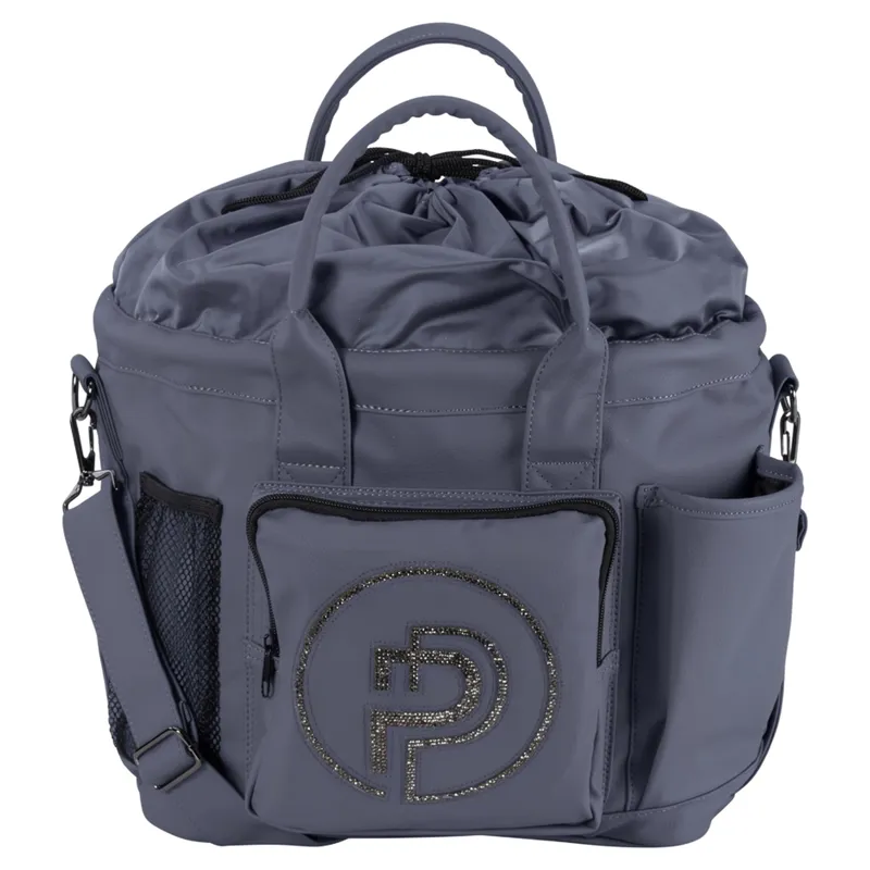 Eskadron Platinum Leather Accessories Bag - Slate Blue