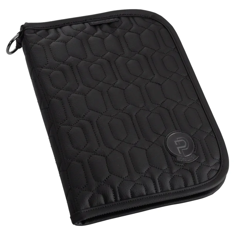 Eskadron Platinum Leather Passport Holder - Black