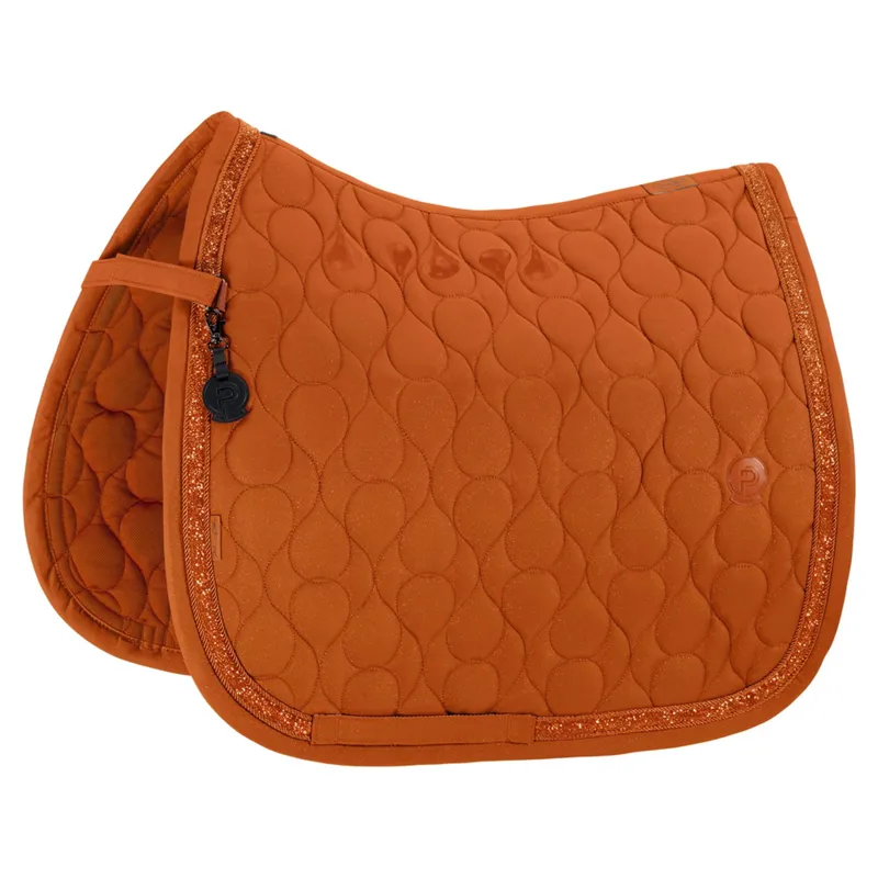 Eskadron Platinum Sparkle Jewel Dressage Saddle Pad - Amber