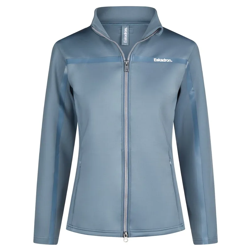 Eskadron Classic Sports Ladies Full Zip Sweater - Steel Blue-1