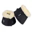 Eskadron Faux Fur Bell Boots - Navy