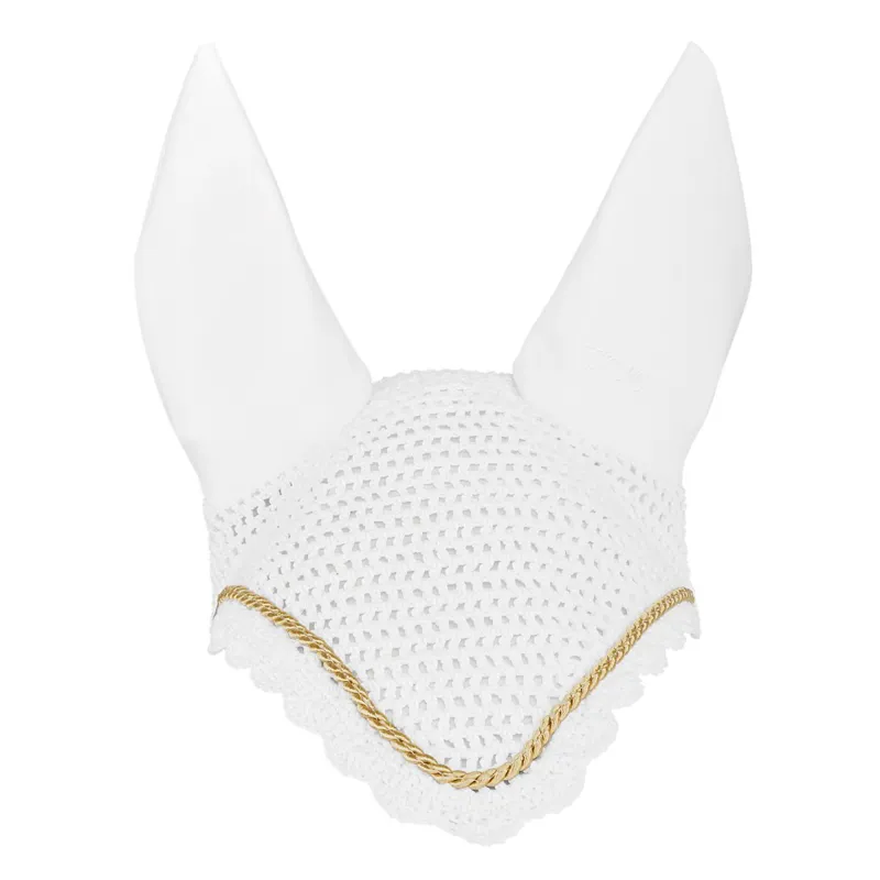 Eskadron Regular Ear Bonnet - White/Gold