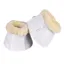 Eskadron Faux Fur Bell Boots - White