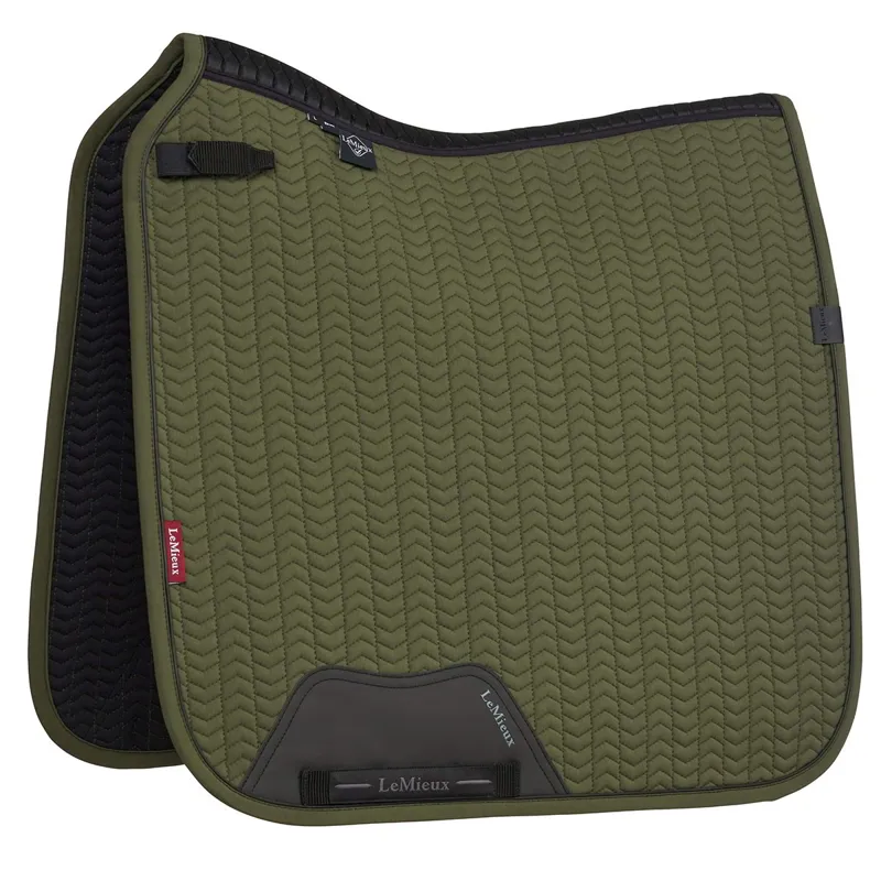LeMieux Essence Dressage Saddle Pad - Pine Green
