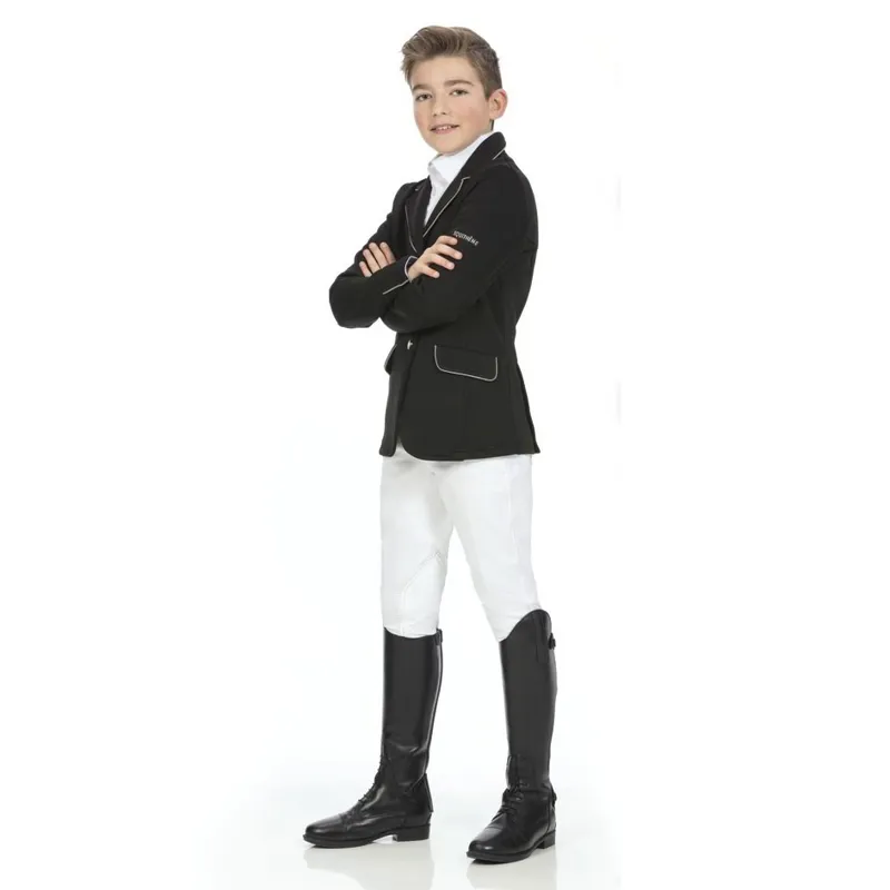 Equi-Theme Children's Leather Riding Boots - Black-2