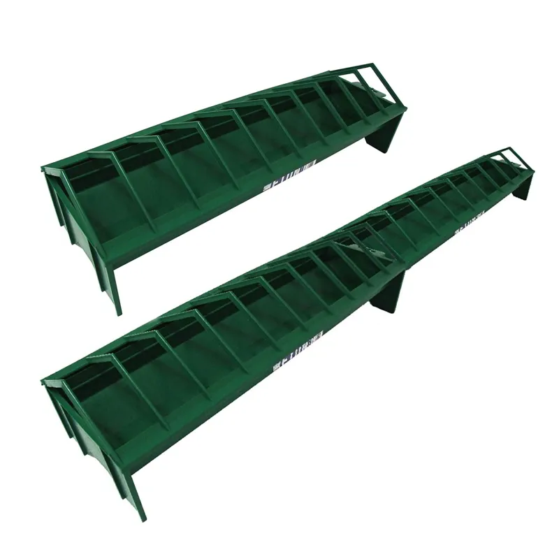 Eton Wide Chicken Trough Feeder - Green-1