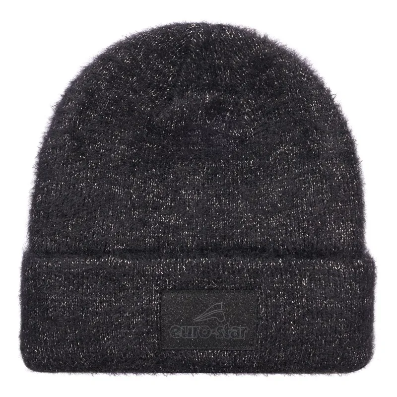 Euro-Star Randy Women's Beanie Hat - Black-1
