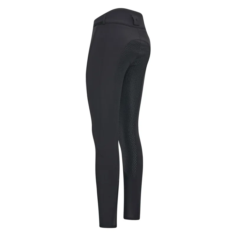 Euro-Star Equitation Queen Diamond Full Grip Ladies Breeches - Black-1