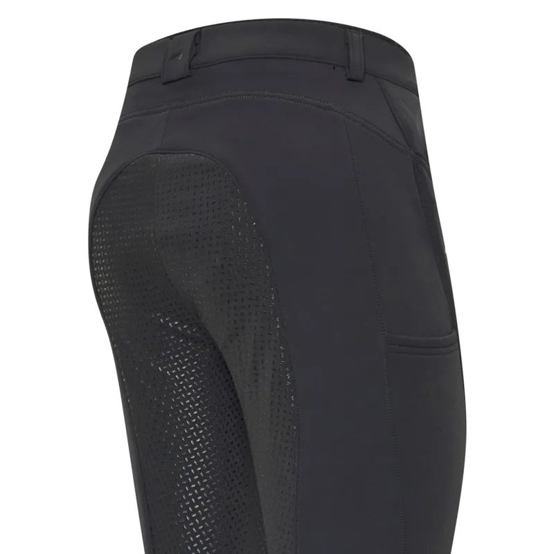 Euro-Star Fame Fashion Softshell Full Grip Breeches - Black - UK16-1