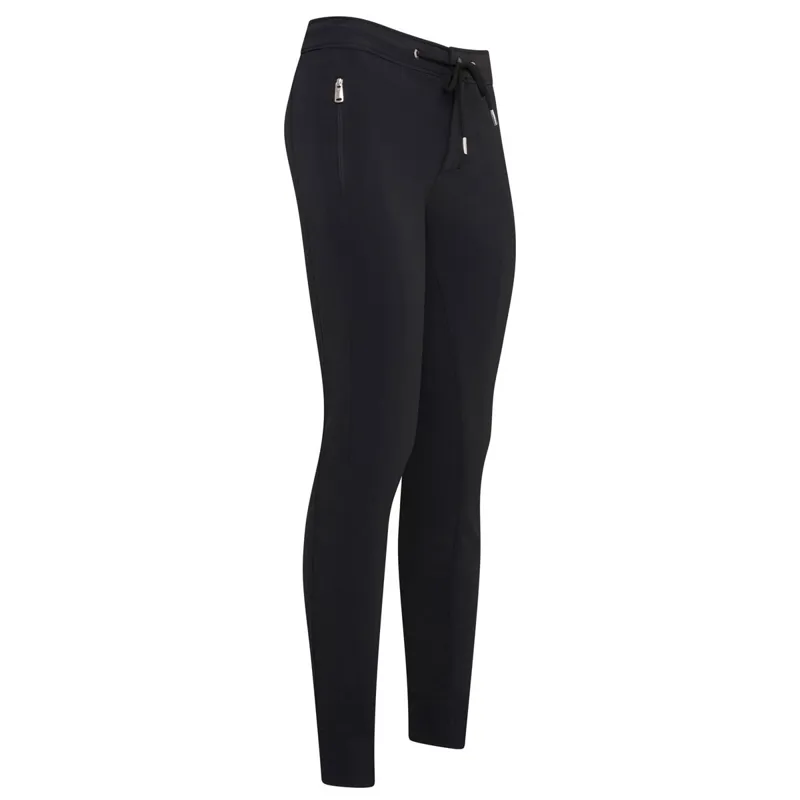 Euro-Star Athleisure Full Grip Mens Breeches - Black