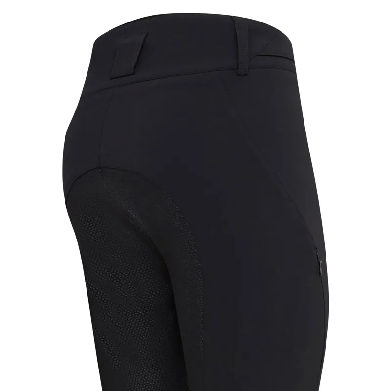 Euro-Star Jodhpur Equitation Queen Full Grip Womens Breeches - Black-2