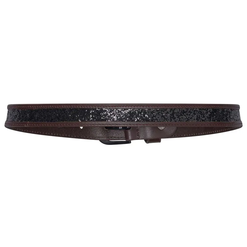 Euro-Star Glittery Women's Belt - Dark Berry-1
