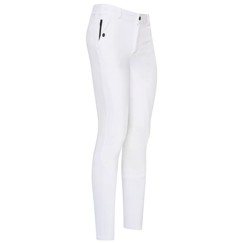Euro-star Marco Knee Grip Men's Competition Breeches - White