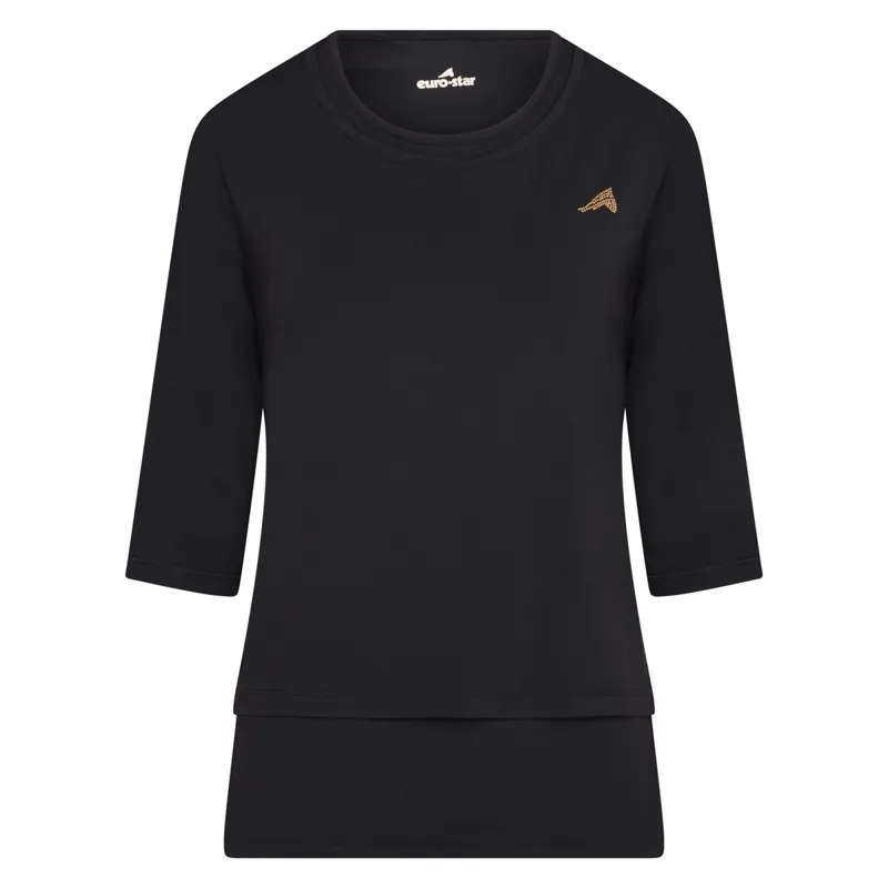 Euro-Star Wanda 2-in-1 Ladies Top - Meteorite