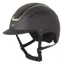 Evoke Callisto Classic Peak Riding Helmet Black/Gold Crystal