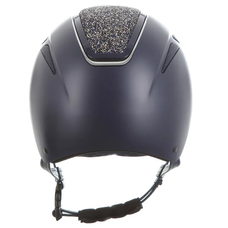 Evoke Callisto Classic Peak Helmet - Navy/Navy Crystal-1