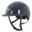 Evoke Callisto Wide Peak Riding Helmet - Navy Metallic/Chrome