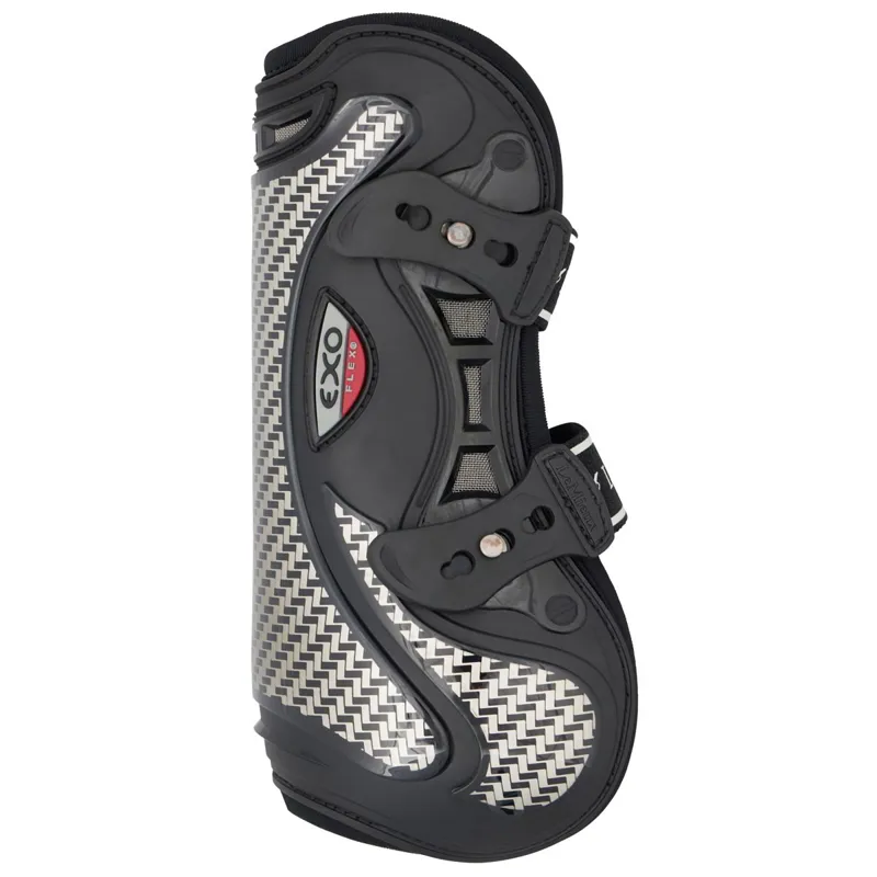 LeMieux Exo-Flex Tendon Boots - Black/Silver