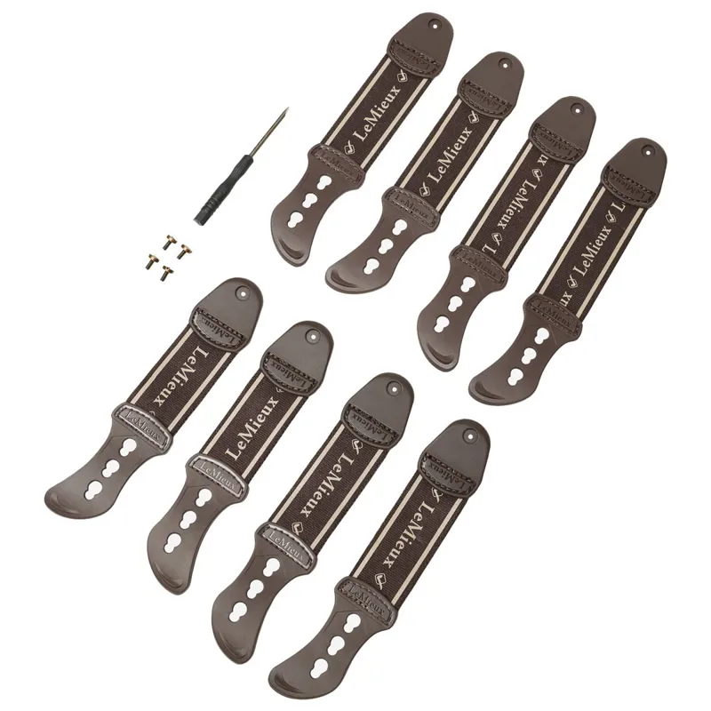 LeMieux Exo-Flex Tendon Boots Spare Strap Set - Brown