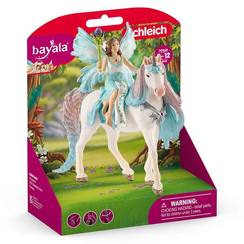 Schleich Bayala Fairy Eyela and Princess Unicorn Toy Set-1
