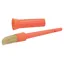 EZI-GROOM Plastic Hoof Oil Brush and Cap - Orange