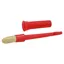 EZI-GROOM Plastic Hoof Oil Brush and Cap - Red