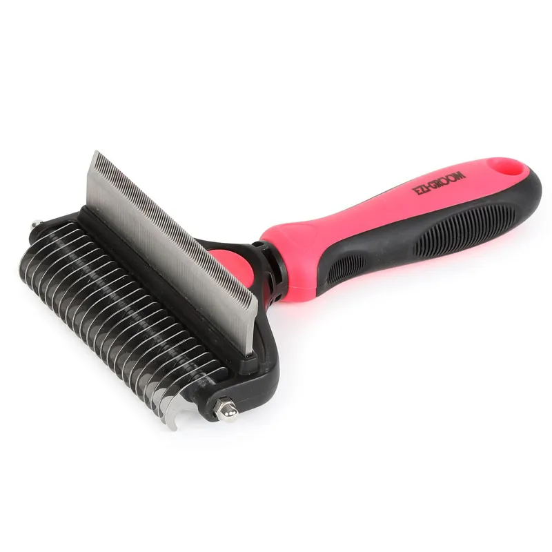 EZI-GROOM Tidy-Up Comb - Pink-1