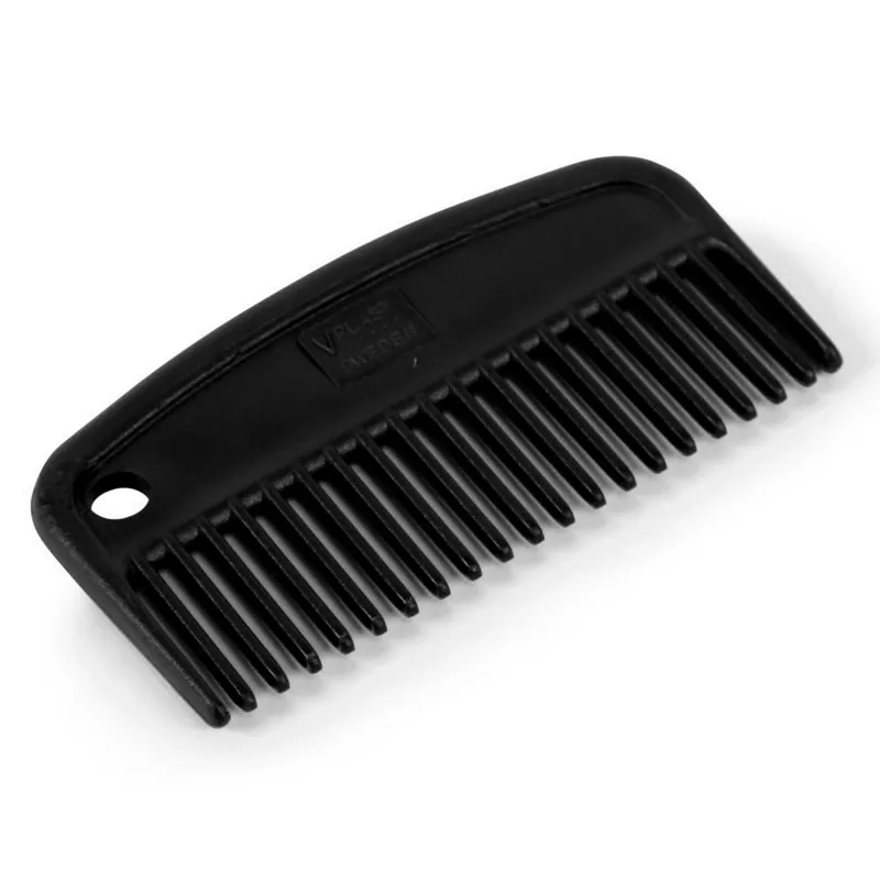 EZI-GROOM Plastic Mane Comb - Black-1