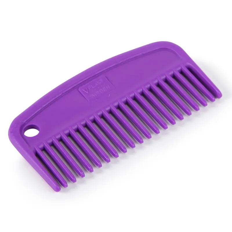 EZI-GROOM Plastic Mane Comb - Purple-1