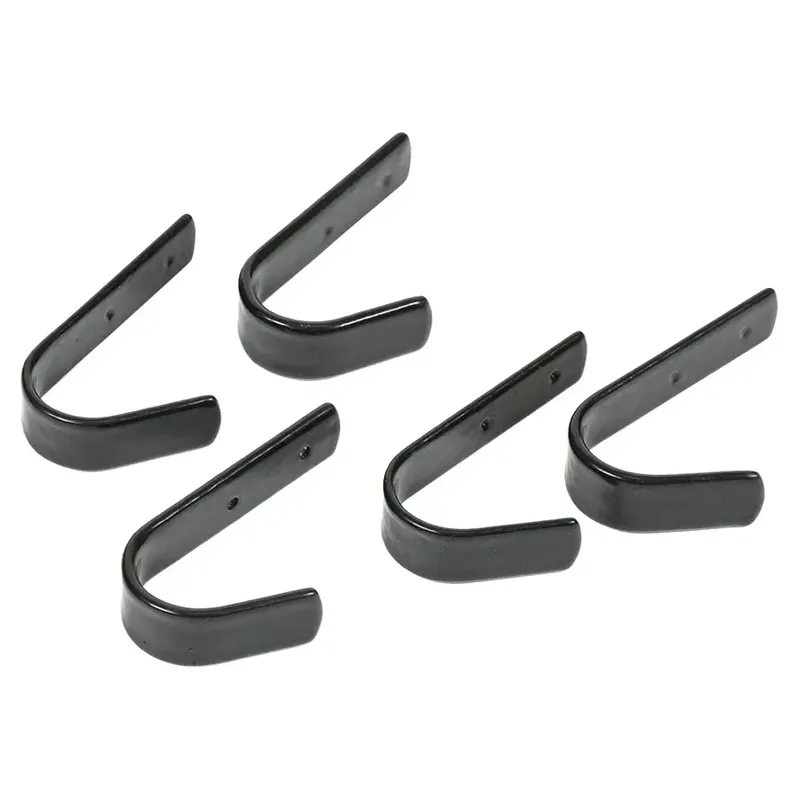 EZI-KIT Small Stable Hooks 5 Pack - Black