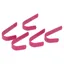 EZI-KIT Small Stable Hooks 5 Pack - Pink