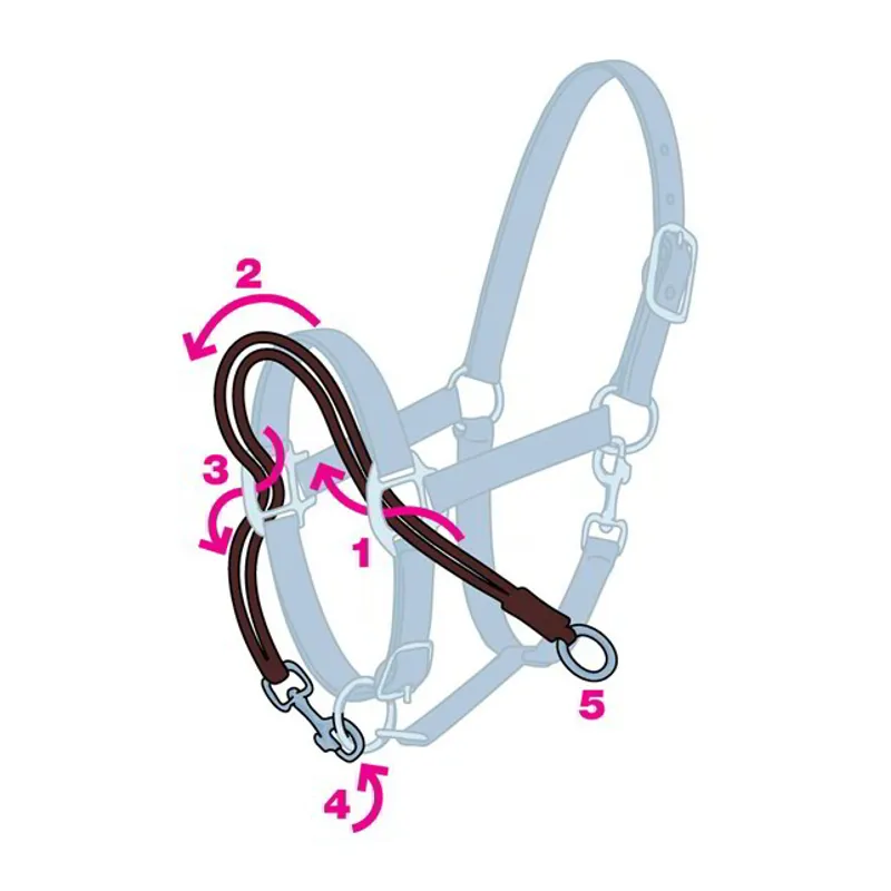 Ezyloader Halter Adaptor - Black-1