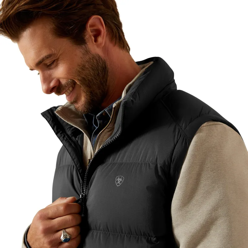 Ariat UltraPuff Men's Insulated Down Vest - Black-3