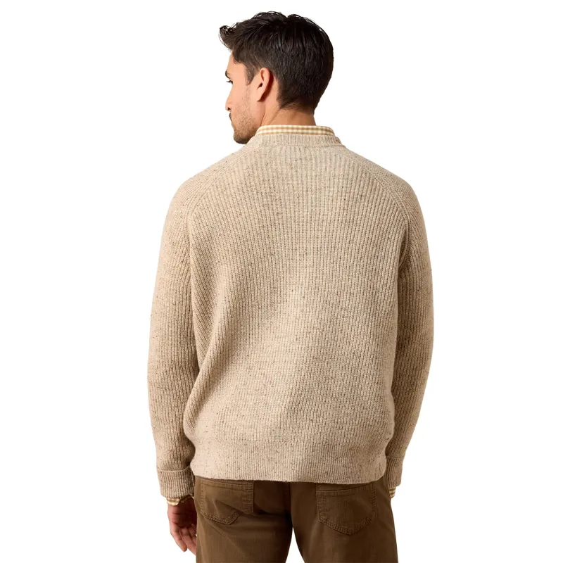 Ariat Country Heddon Men's Sweater - Oatmeal-2