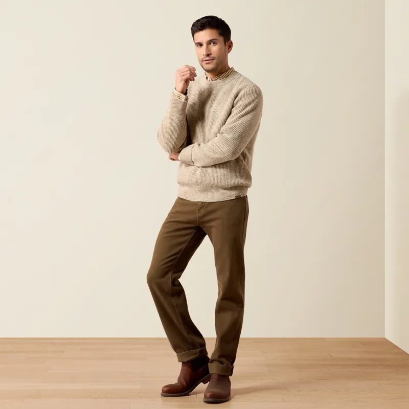 Ariat Country Heddon Men's Sweater - Oatmeal-7