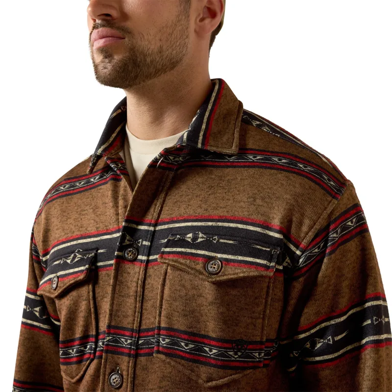 Ariat Caldwell Men's Shirt Jacket - Toffee Serape-2